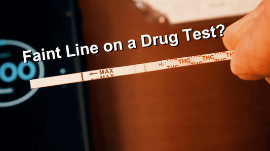 A Very Faint Line on a Test Strip as a Result of THC Urine Drug Test
