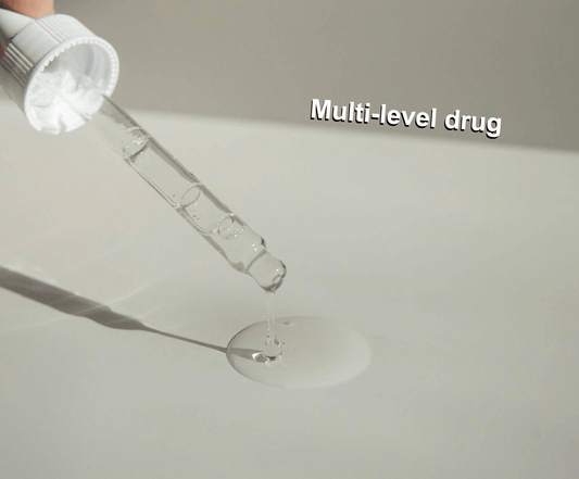 The substance drop from the dropper