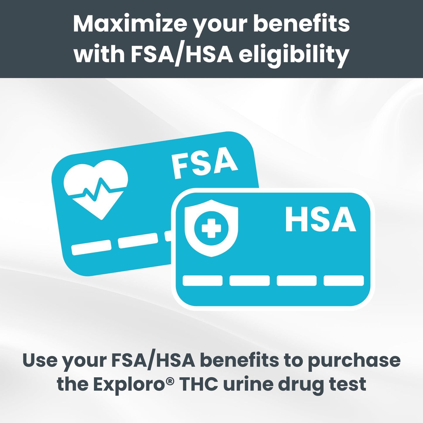 3-Level THC Urine Drug Test Kit, 10 Dip-Cards, 20-50-100ng/ml - Exploro