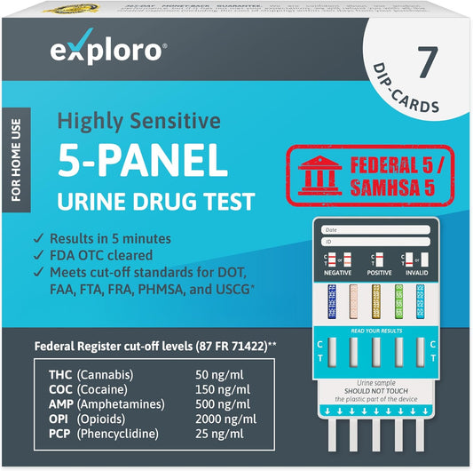 Exploro Federal 5 Panel Drug Test