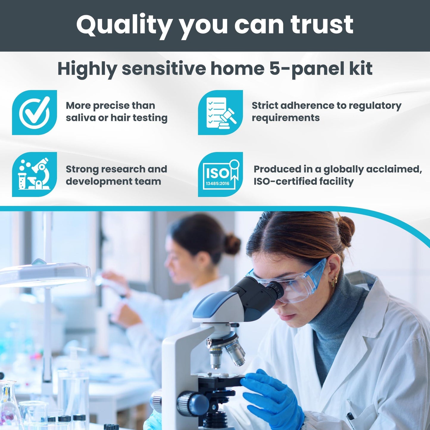 5-Panel Urine Drug Test. 5 Dip-Cards - Exploro
