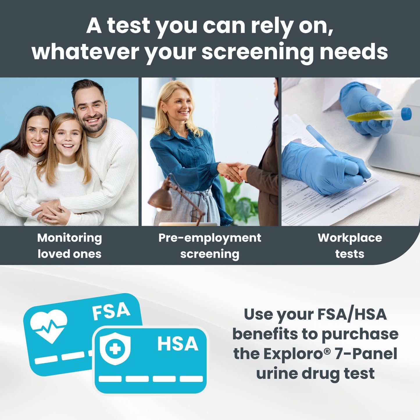 7-Panel Urine Drug Test. 5 Dip-Cards. - Exploro