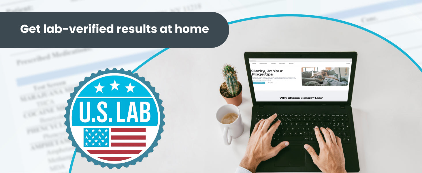 Get lab verified results at home US lab made USA confirmatory drug test Easy At Home alternative