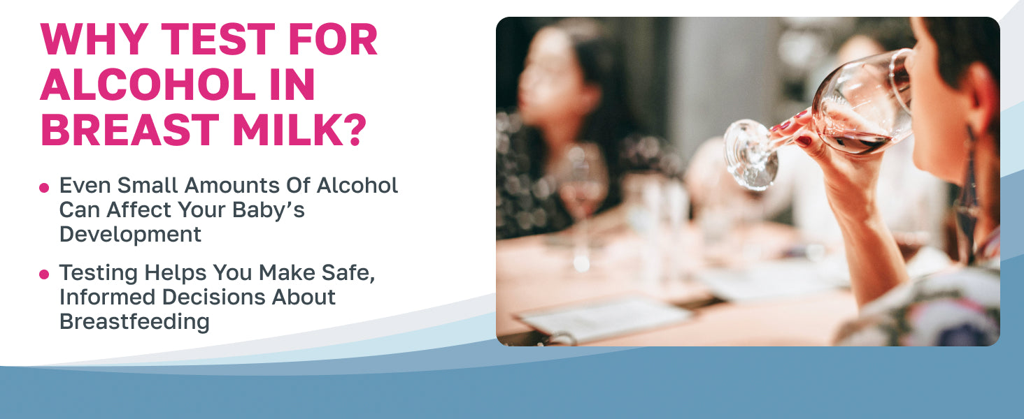 Breastfeeding Prueba de alcohol en leche materna para mamas mom postpartum new mom gifts essentials