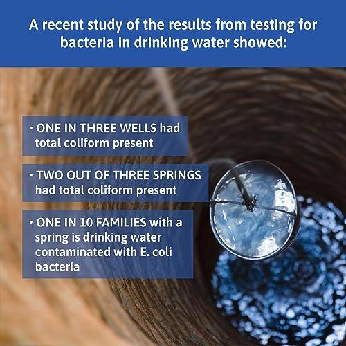Home Tap & Well Water Bacteria Testing Kit (Coliform/E. Coli). - Exploro