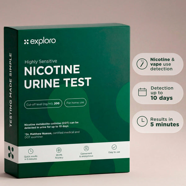 Nicotine (Cotinine) Urine Test, 10 Strips Nicotine (Cotinine) Urine Test, 10 Strips