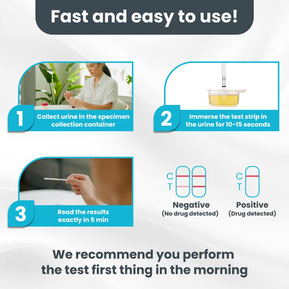 THC Urine Drug Test Kit, 15 Strips, 50 ng/ml