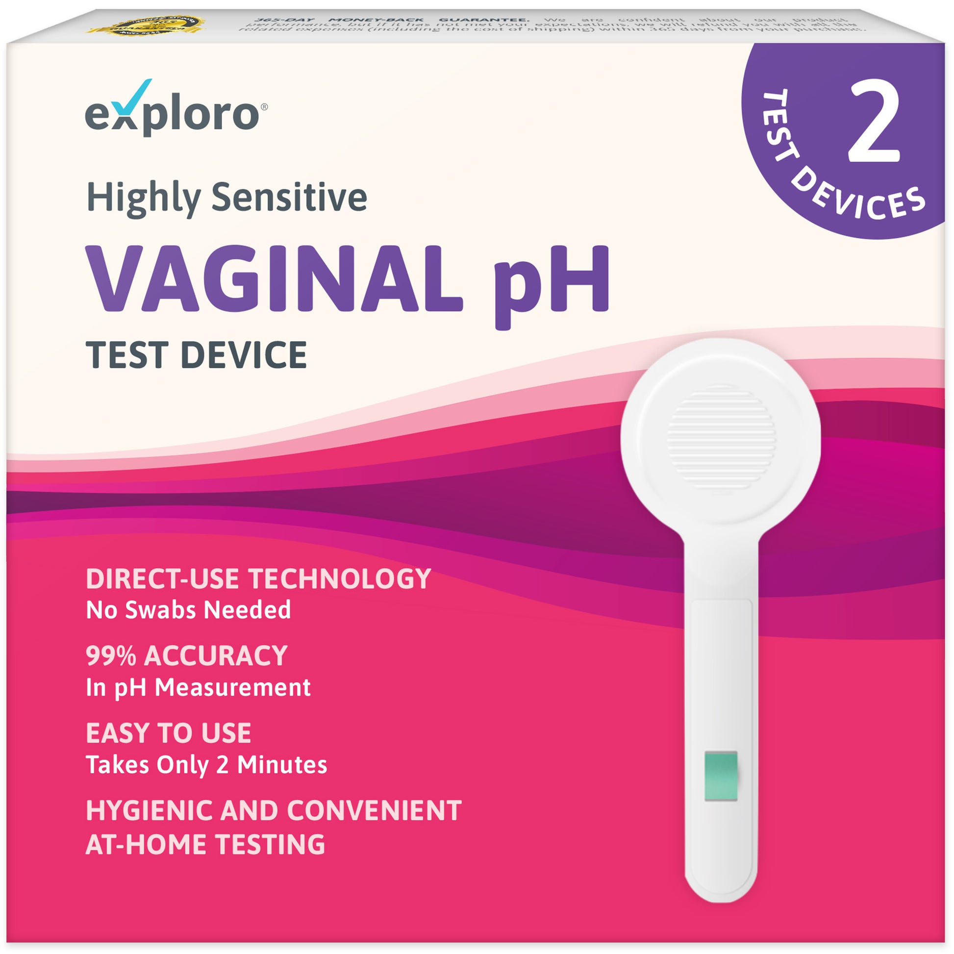 vaginal ph test device exploro accurate easy to use at home