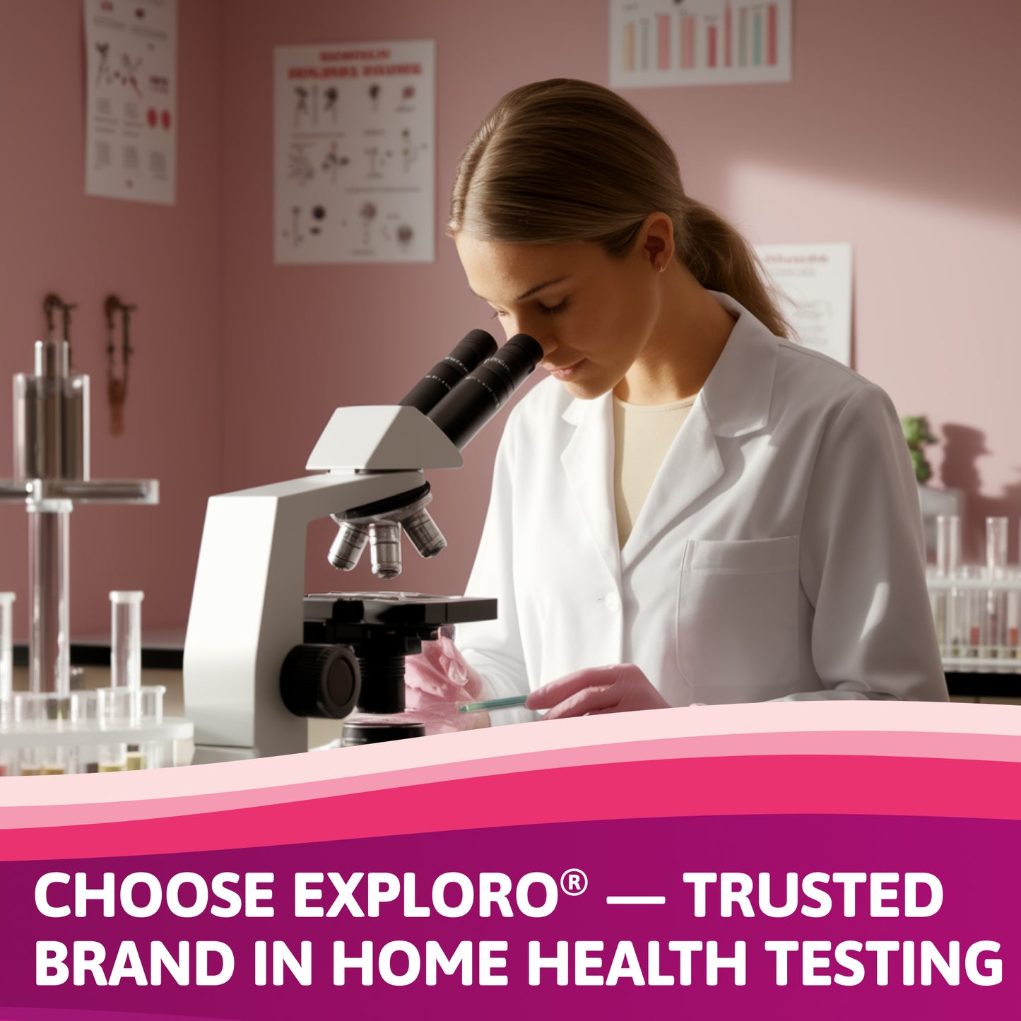 choose exploro trusted brand easy at home health testing