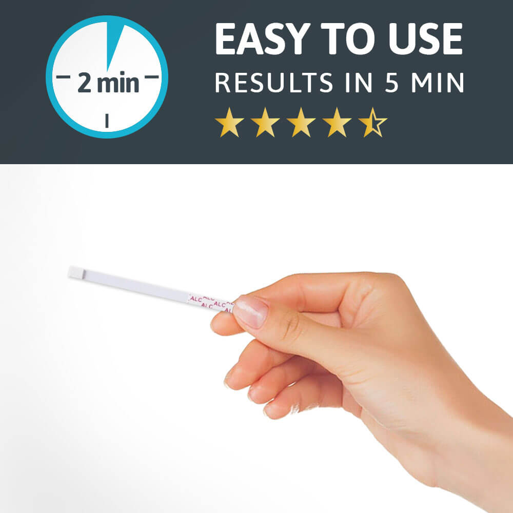 Evancare's New Design Breast Milk Alcohol Test Strips Easy Use for
